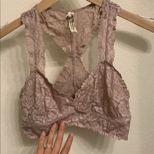 Free people pink bralette